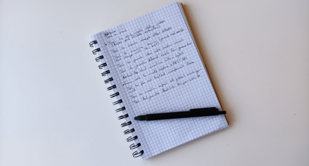 websites for projects: notebook ideas