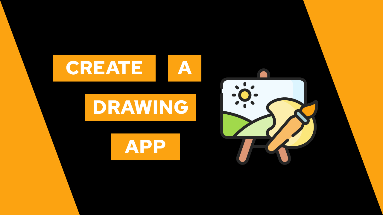 Create a drawing app with HTML and JavaScript