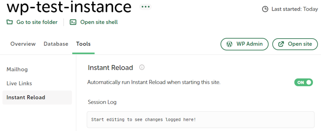 Developing with WordPress: Enable Instant Reload